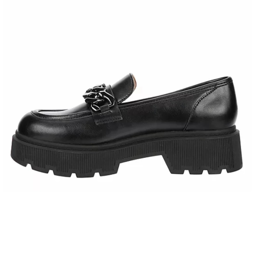 Limelight Black Chunky Loafers - Picture 7 of 7